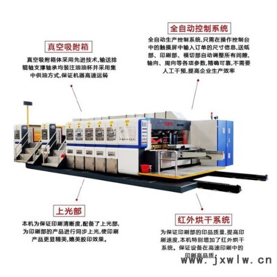 华誉HS 纸箱机械高清印机 全电脑高清五色印刷开槽模切机 生产厂家