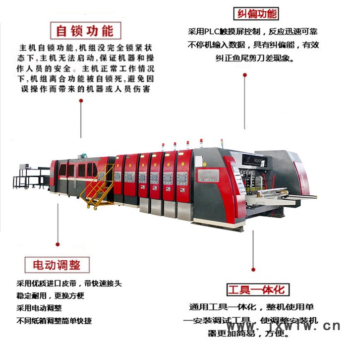 华誉1224 纸箱联动线 高速印刷粘箱联动线 印刷生产线一体机 印刷开槽机  河北纸箱设备