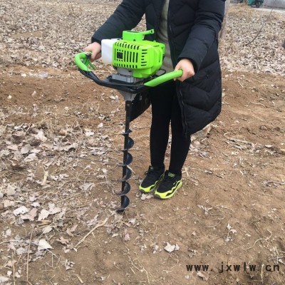 富兴机械生产果园立柱打孔机 手提式打眼机 园林植树挖坑机