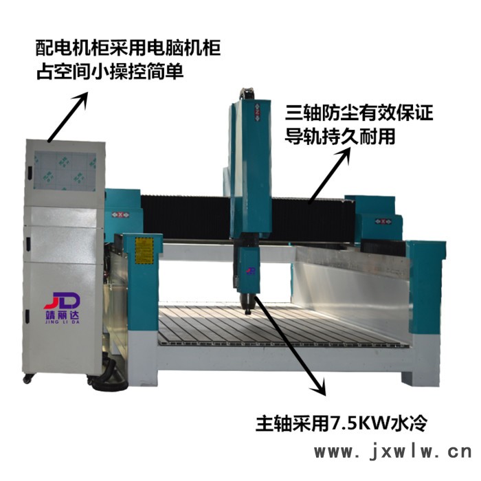 靖丽达专业生产 石材雕刻机 玉石雕刻机 保丽龙泡沫雕刻机