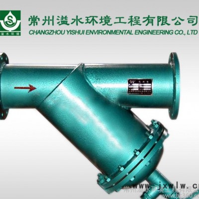 水过滤设备精密过滤器 y型手摇刷式过滤器 常州过滤器厂直销