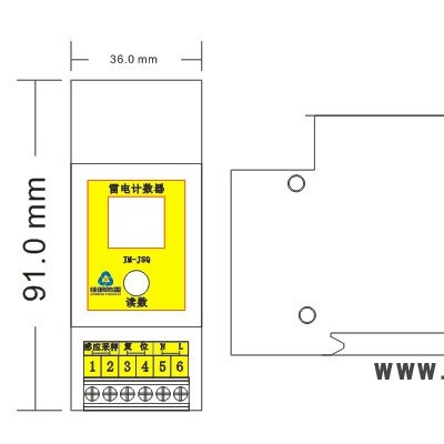 佳明JM-JSQ 雷击计数器防雷器厂家 欢迎来电咨询 电涌保护器 浪涌保护器 电源防雷信号防雷SPD