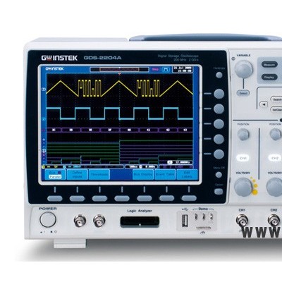 Gwinstek/固纬  数字存储示波器GDS-2304A  4通道  2M记录长度  8寸大屏