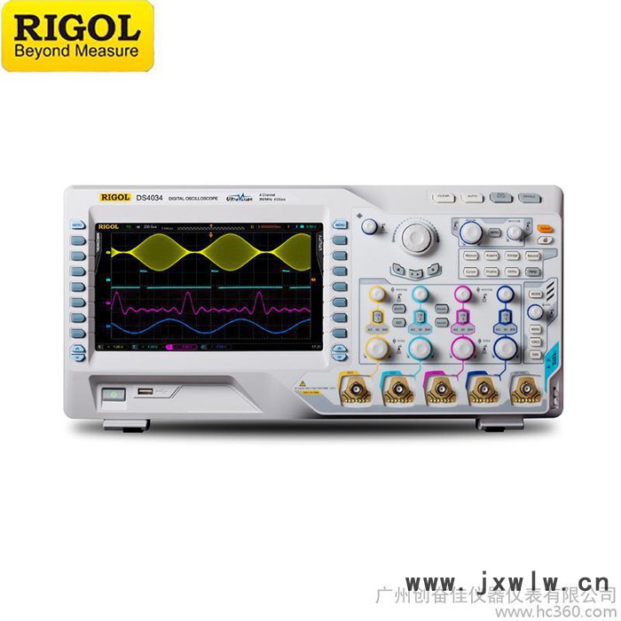 普源100M示波器DS4012/4014/MSO4012/4014 16通道逻辑分析4G采样