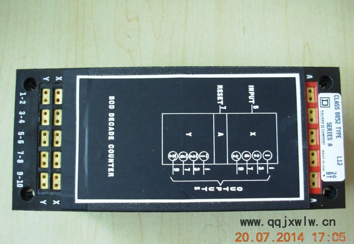Square D美国BCD十进制计数器class 8852 L12