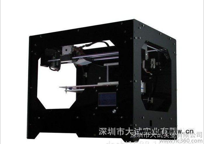 深圳3D打印机桌面款金属框工业级精度轻便打印280*200*